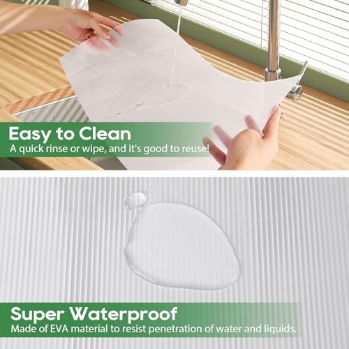Anoak Cabinet Liner, Non Adhesive, Washable 30 Inch x 20 FT(240 Inch) Waterproof Durable Non-Slip Shelf Liner for Kitchen, Drawer, Refrigerator - Image 3