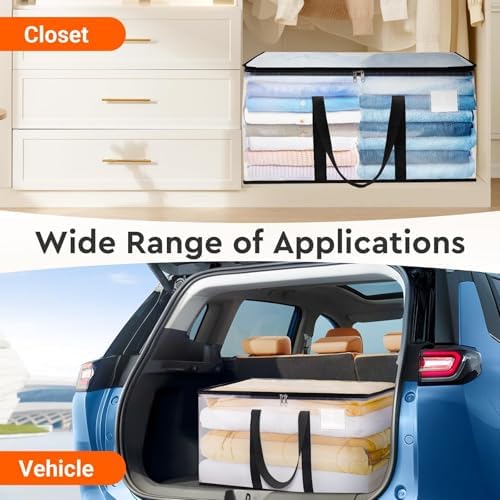 BlissTotes Moving Bags, 93L 2-Pack Storage Bags, Moving Boxes - Image 6