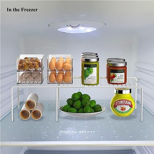 Freezer Shelf Expandable Kitchen Cabinet Organizer Shelf Riser - Image 2
