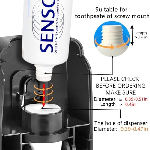 Toothbrush Holder and Toothpaste Dispenser Set - Image 4