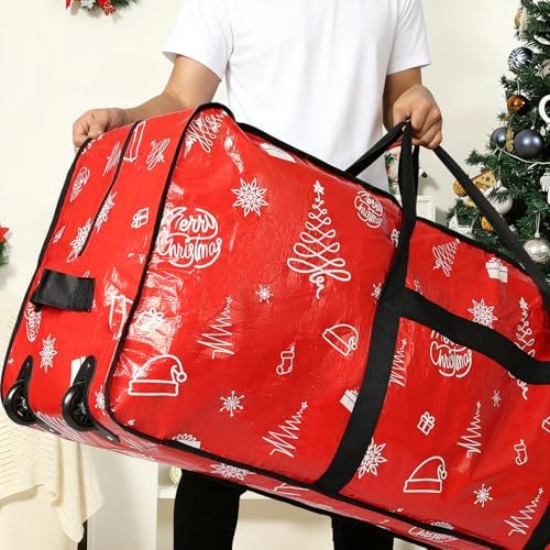 HOMEST Christmas Tree Storage Bag, Fits for 7.5-9 ft Xmas Artificials - Image 5