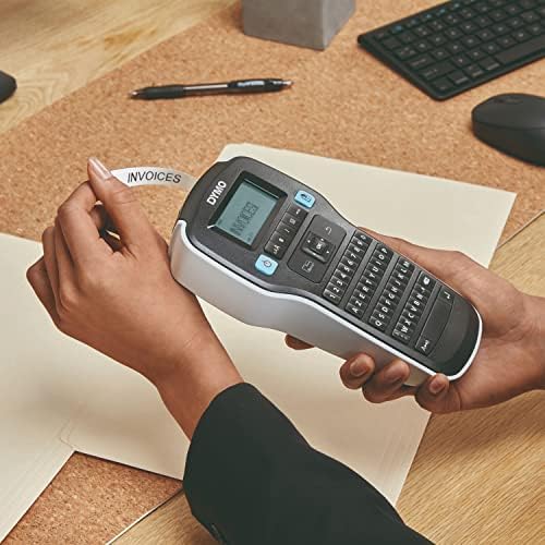DYMO Label Maker LabelManager 160 Portable Label Maker, Easy-to-Use, One-Touch Smart Keys, QWERTY Keyboard, Large Display, for Home & Office Organization, Black - Image 5
