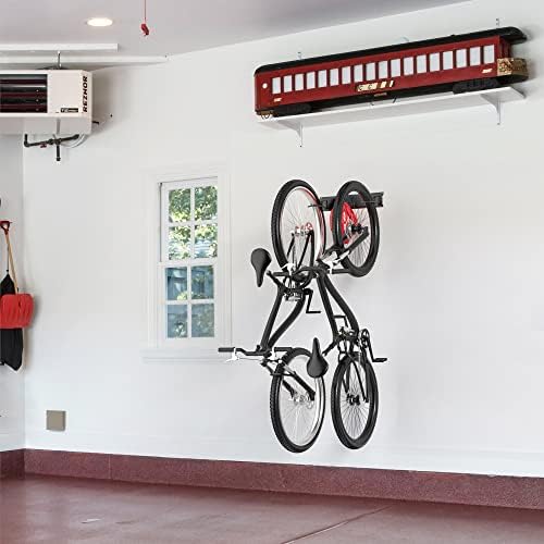 Ultrawall Bike Rack, Garage Bike Rack Wall Mount for 2 Bicycle and 1 Helmet - Image 5