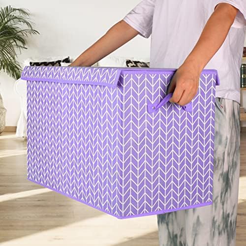 Large Toy Storage Box Chest for Kids, Sturdy Toy Box Bin Baskets with Lid - Image 5