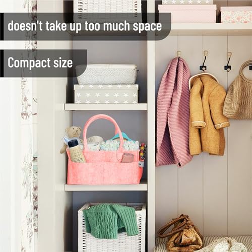 Mr. Pen- Baby Diaper Caddy Organizer, Pink - Image 5