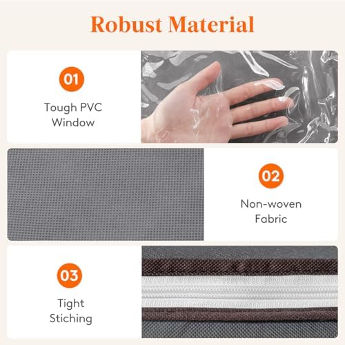 Lifewit 6 Pack 120L Extra Large Clothes Storage, Blanket Storage Bags - Image 4
