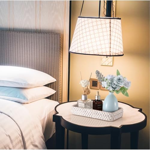 BTSKY Small Remote Basket for Coffee Table Entryway Living Room, Rattan - Image 2