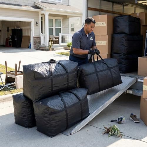 Heavy Duty Storage Bag with Handles for Moving & Storage (21Gal - 1 Pack) - Image 5