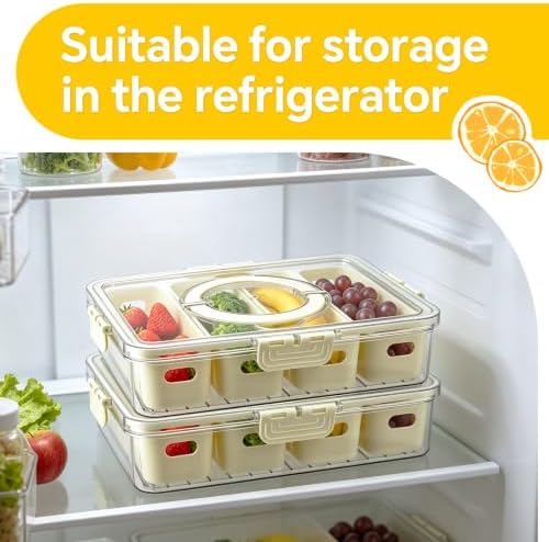 Salad Storage Container for Fridge, Produce Saver Bin with Lid & Handle - Image 3