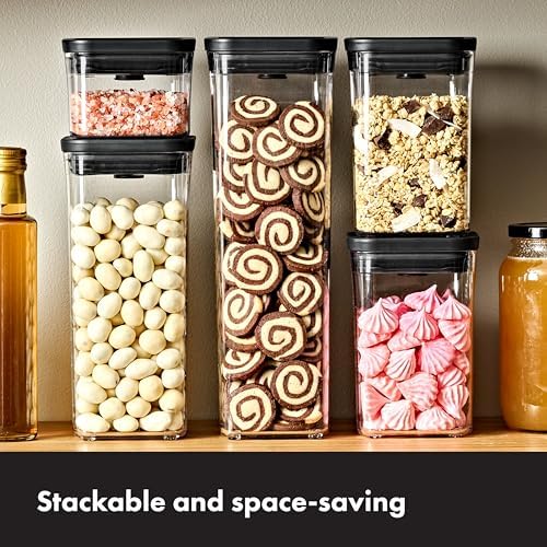 OXO Good Grips POP Container, 2.8 qt / 2.6 L, Matte Black - Image 4