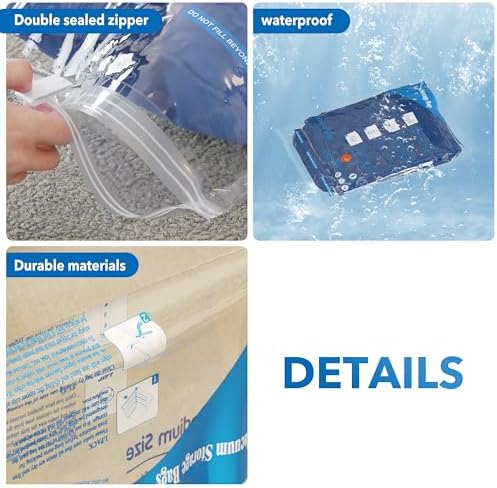 MEIQIHOME Vacuum Storage Bags, Space Saver Sealer Bags,Vacuum seal bags for clothing, Pillows, Comforters, Blankets, Bedding,Travel,10 Jumbo - Image 5