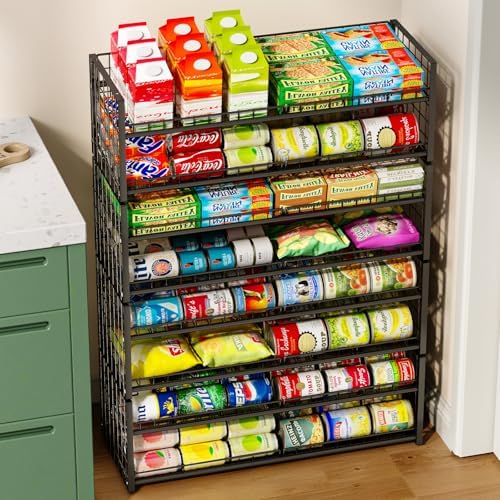 Sbanmao Extra-Long 2-Tier Stackable Can Organizer for Pantry - Image 6