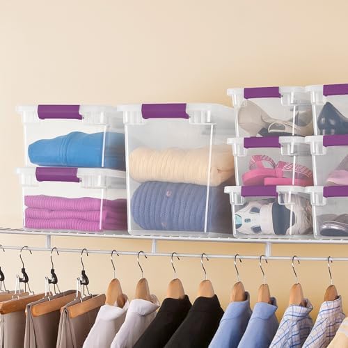 Sterilite ClearView Latch Boxes, Storage Bins with Lids, 27 Quart, 24-Pack - Image 5