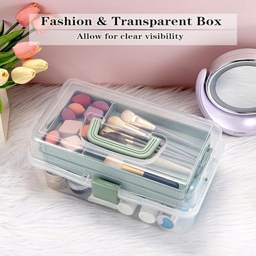 BTSKY Plastic Dividing Storage Box, Tackle Box with Adjustable Dividers - Image 2