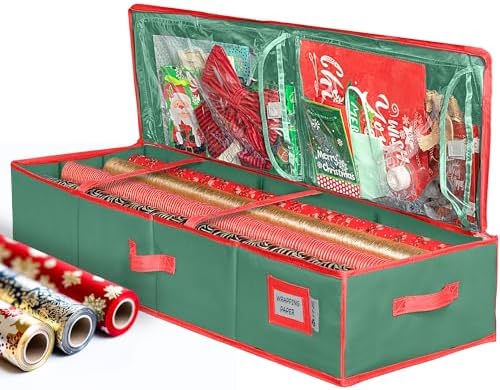 HOLDN’ STORAGE Premium Wrapping Paper Storage Container, Green by HOLDN%E2%80%99STORAGE