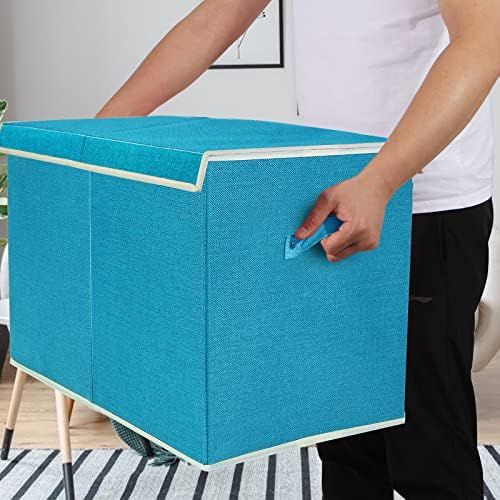 Large Toy Box Chest Storage with Flip-Top Lid, Kids Toy Storage Bin Boxes - Image 3