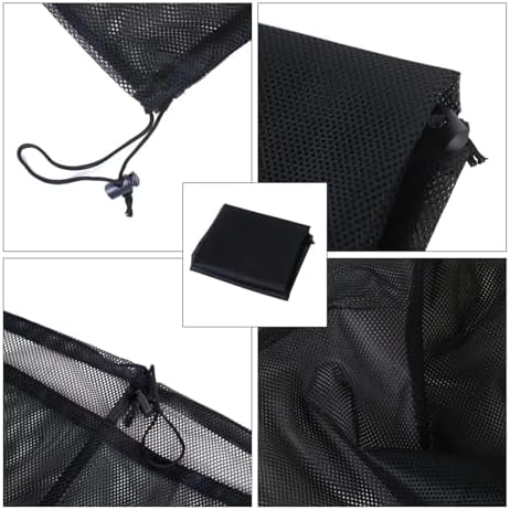 2-Pack Large Mesh Laundry Bag, 24x36 Inch Black - Image 4