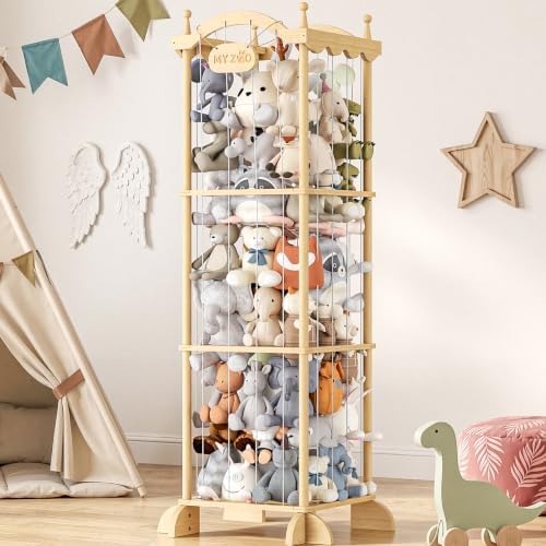 COSYLAND Stuffed Animal Storage Plushies Organizer for Kids Room by COSYLAND