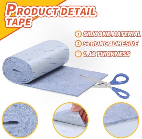 Felt Furniture Pads, 40 x 5 x 0.12 Inch Felt Strips - Image 4