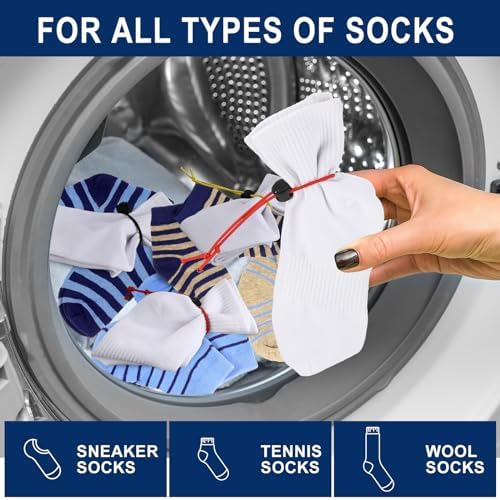 100 Pcs Sock Clips for Laundry, Sock Keepers for Washing - Image 3