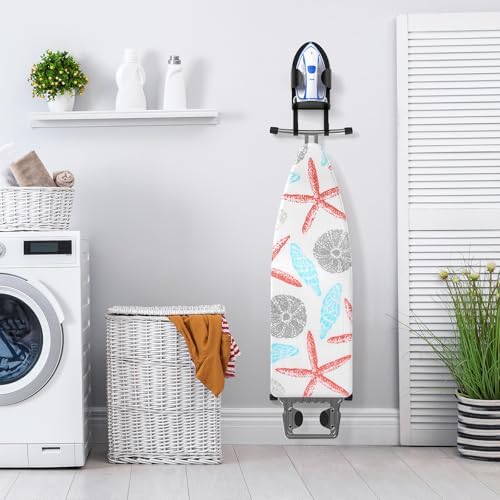 ORLESS Metal Large Ironing Board Holder Wall Mount, Ironing Board Hanger, Iron Board Holder, Iron Board Hook Wall Mount, for Laundry Rooms (Black) - Image 7