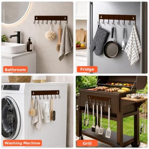 SMRCAD Magnetic Spice Rack 4 Pack with Hook – Heavy-Duty - Image 7