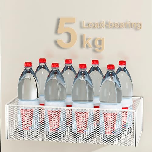Magnetic Shelf Fridge Basket Bin for Washer Dryer Locker Whiteboard Cabinet - Image 6