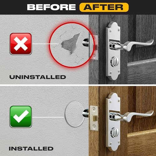 ProStoppr® Door Stoppers - X Large 5" (3 Pack) - Strong Adhesive Backing - Image 3
