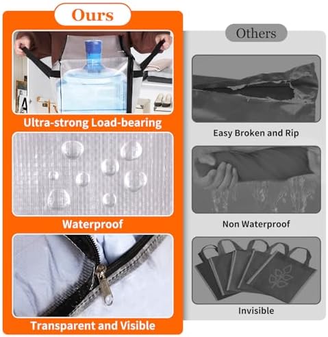 TasticTotes 6 Pack Clear Storage Bags for Comforter, Clothes & Bedding, 40L - Image 5
