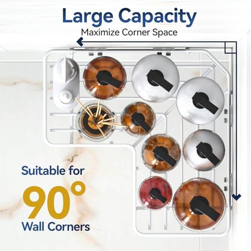 YASONIC Corner Shower Caddy Adhesive, 100% Rustproof Shower Organizer with Soap and Troothbrush Holder, No Drill Shower Shelf for Inside Shower, Wall-Mounted Shower Storage for Homes (5 Pack, White) - Image 4