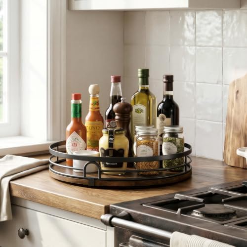 2 Pack 10" 12" Lazy Susan Turntable Organizer for Table Top - Image 6