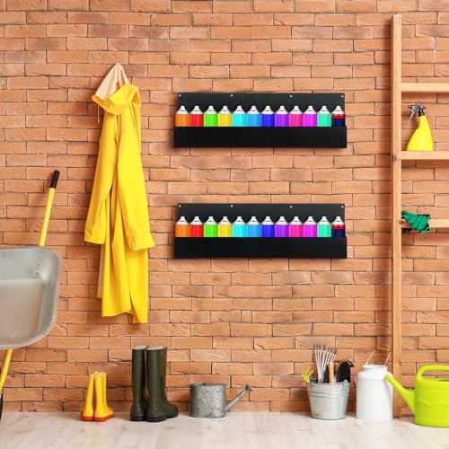 Menkxi 2 Pack Spray Can Holder Rack Organizer Wall Mount - Image 5