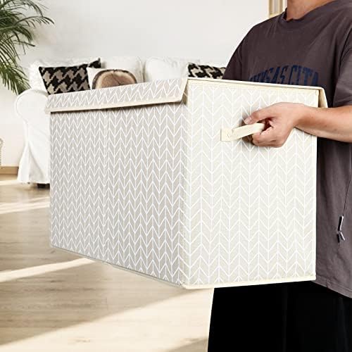 Large Toy Storage Box Chest for Kids, Sturdy Toy Box Bin Baskets with Lid - Image 5