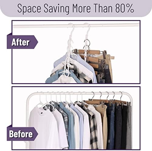 Mr. Pen- Space Saving Hangers, 16 pcs, 360° Rotating Hooks - Image 4