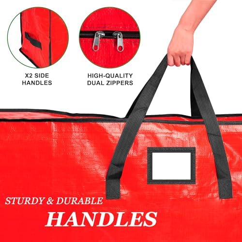 7.5 ft Christmas Tree Storage Bag, Fits Large Artificial Holiday Xmas Tree - Image 5