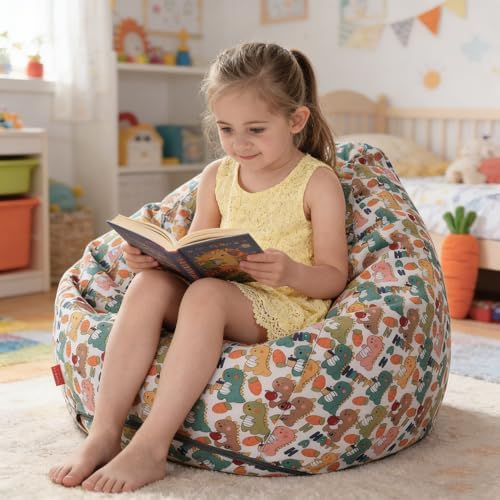 YuppieLife Stuffed Animal Storage Bean Bag Cover, 27" Velvet Toy Organizer by YuppieLife