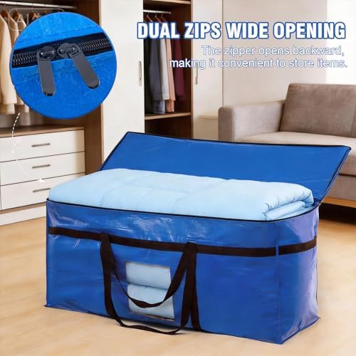 60 Gallon Extra Large Storage Bag, Heavy Duty Moving Bag, 1 Pack - Image 3