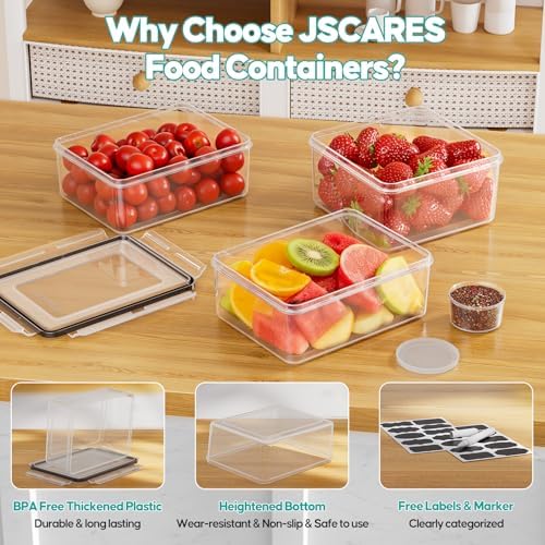 40 Pcs Food Storage Containers with Lids Airtight (20 Lids & 20 Containers) - Image 3