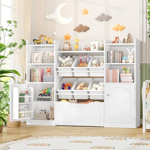 FINETONES Toy Storage Organizer with Movable Drawer Toy Organizer for Kids - Image 6