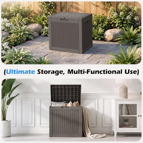 Outdoor Storage Box Waterproof, 30 Gallon Deck Box for Patio Storage - Image 6