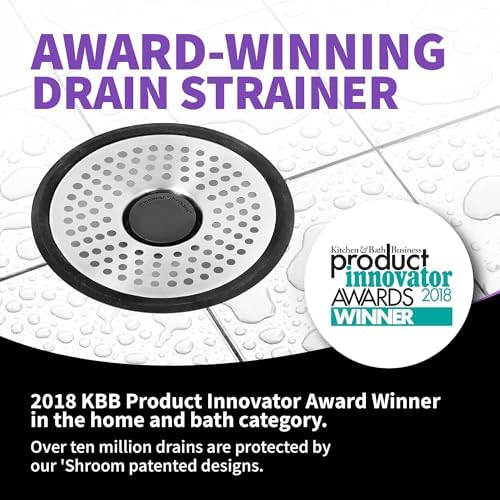 ShowerShroom SHSULT755 Ultra Revolutionary Shower Hair Catcher Drain Protector, No Size, Stainless - Image 5