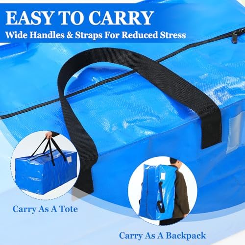 4 Pcs 24 Gallon Extra Large Moving Bags Heavy Duty Storage Bag - Image 5