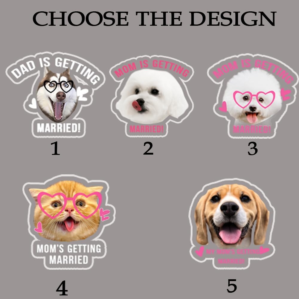 Personalized 50 pcs Double-Sided Wedding Pet Stir Sticks, Custom Dog Cat Stir Stick, Acrylic Cocktail Stirrers, Wedding Drink Stirrers, Bachelorette Party Decorations, Bridal Shower Gifts