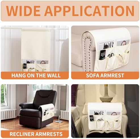 HAOMAIJIA Sofa Armrest Organizer, Remote Control Holder for Recliner Couch - Image 5