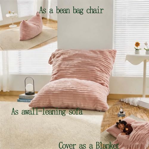 Kisoy Stuffed Animal Storage Bean Bag Bed Cover (No Filler) Washable - Image 4
