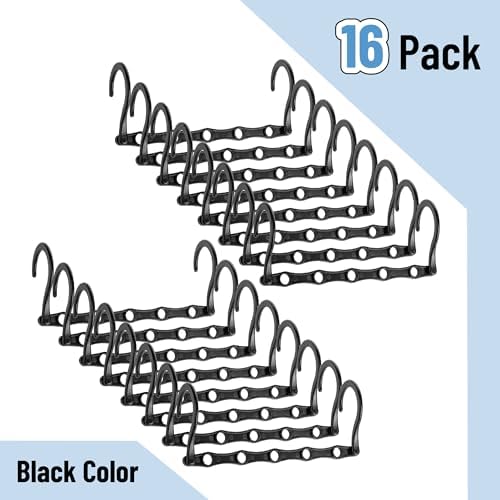 Mr. Pen- Space Saving Hangers, 16 pcs, 360° Rotating Hooks - Image 2