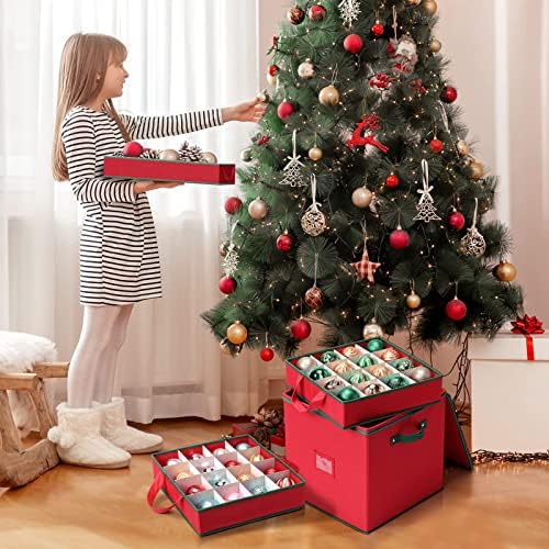 MaidMAX Ornament Storage Box, Ornament Storage, Christmas Ornament Storage - Image 5
