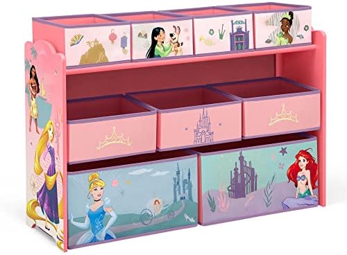 Disney Princess Deluxe 9 Bin Design and Store Toy Organizer by Delta Children, Greenguard Gold Certified by DeltaChildren