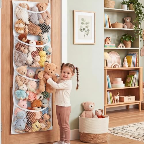 Ofiray-home Cotton Over The Door Stuffed Animal Storage - Image 7