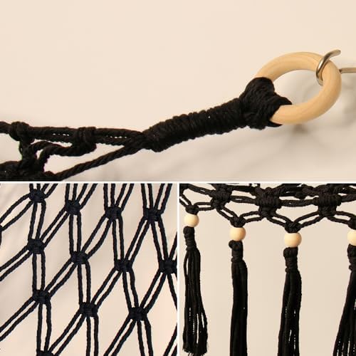 Stuffed Animal Toy Storage Hammock with LED Light - Macrame Jumbo Doll Corner Stuff Animals Organizer Decorations - Cute Hanging Plushie Net Kids Baby Nursery Bedroom Room Decor - Image 6